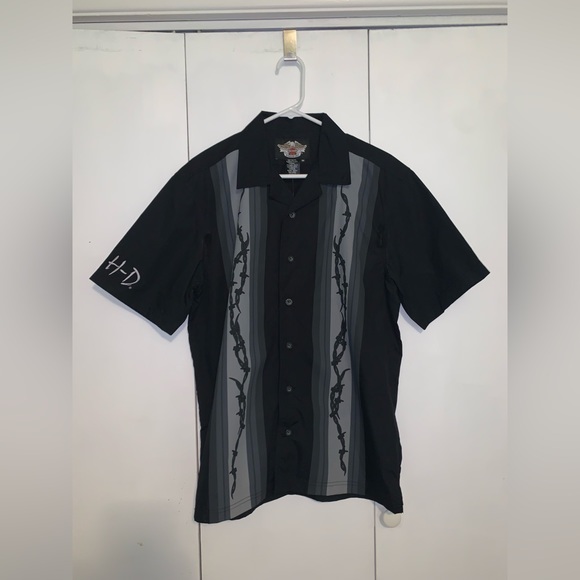 Harley-Davidson Short Sleeve Button Up - Picture 1 of 6
